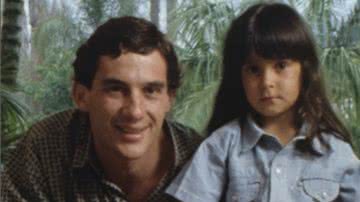 Ayrton Senna e sua sobrinha Lalalli Senna - Foto: Reprodução/Instagram