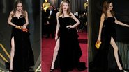 Angelina Jolie abusa de fenda do vestido no Oscar - Getty Images