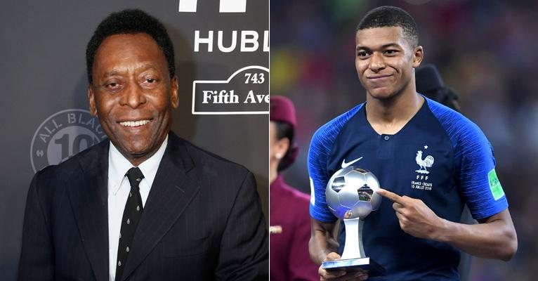 Pelé elogia Mbappe e brinca sobre ‘concorrente’ - Getty Images