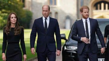 Kate Middleton com William e Príncipe Harry - Foto: Getty Images